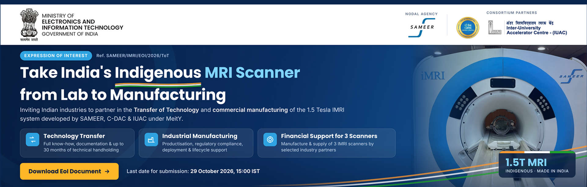 IMRI up till 29 Oct 2026